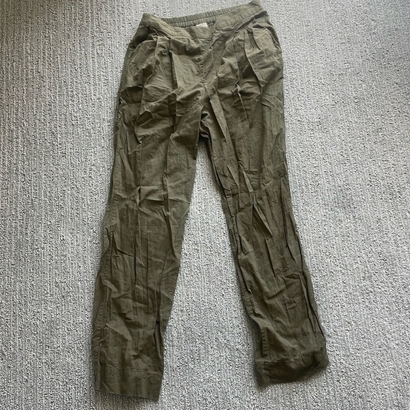 Nicobar Army Green cotton pants size small - Picture 1 of 12